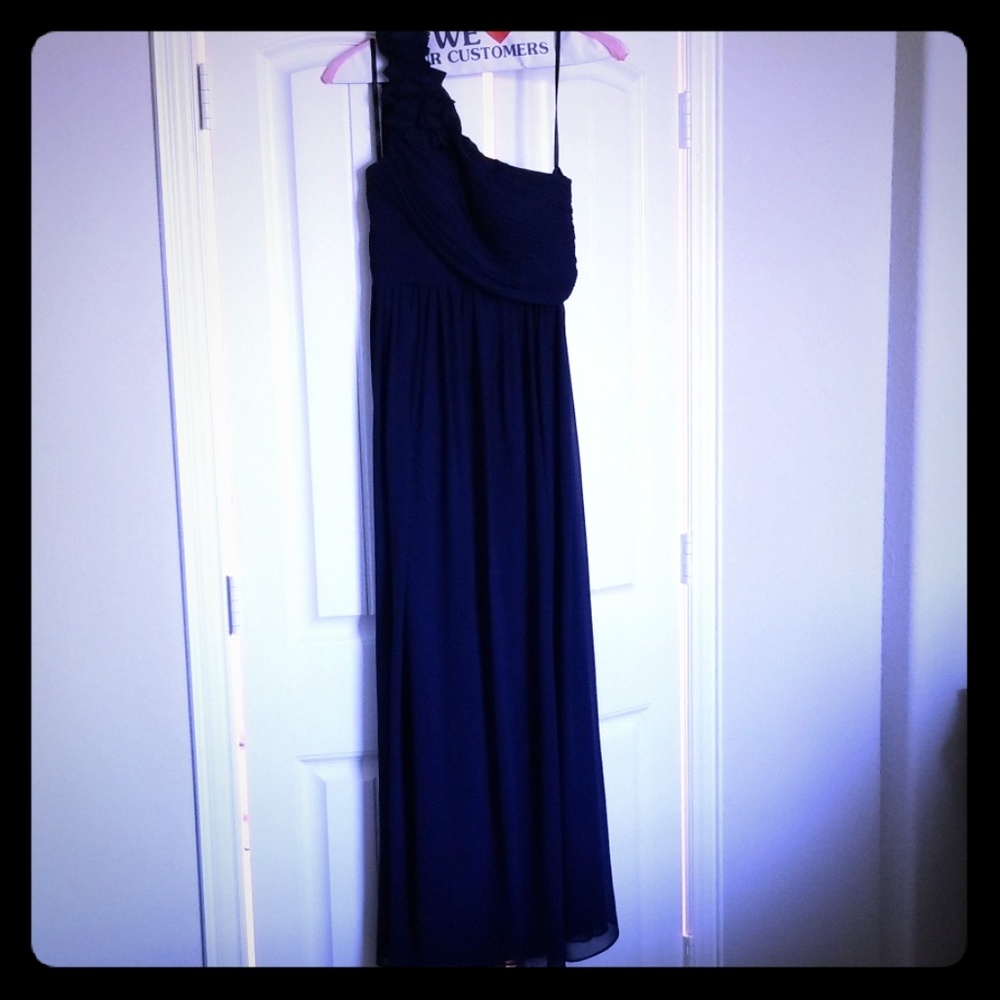 Formal Chiffon One Shoulder Dress